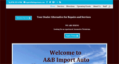 Desktop Screenshot of abimportauto.com